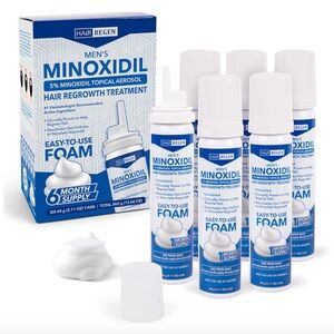 Men's Minoxidil 5% Easy-To-Use Foam – Blue
